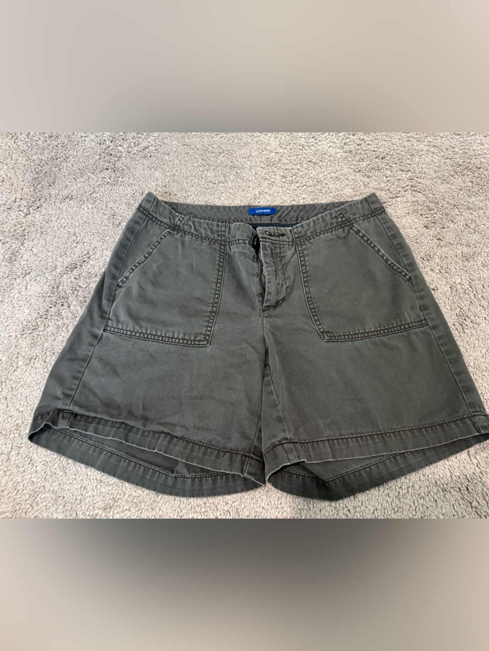 Dockers Grey Utility Jean-Style Shorts